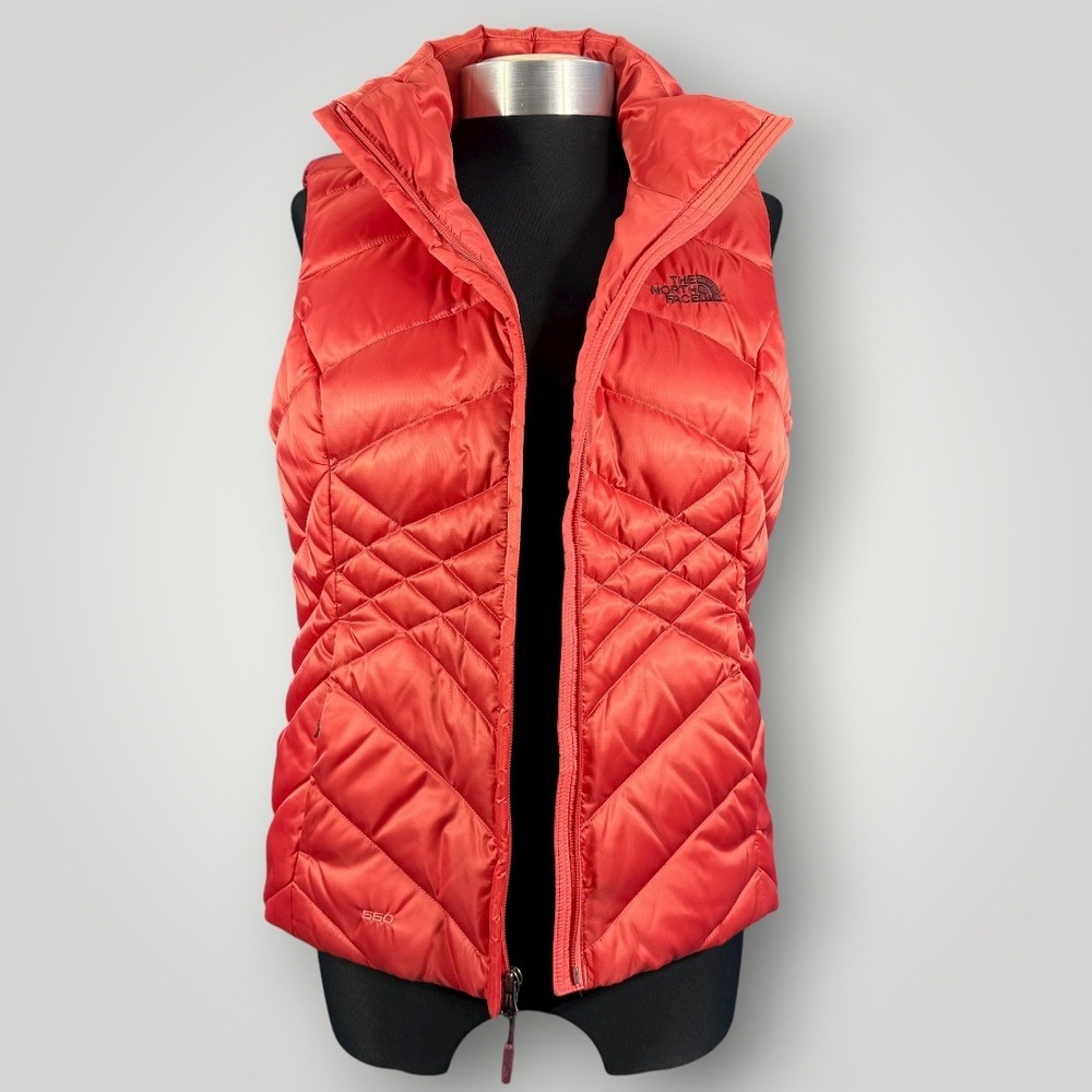 The North The North Face Womens Aconcagua Vest Down 550 Coral Outdoor size Small - Picture 7 of 11